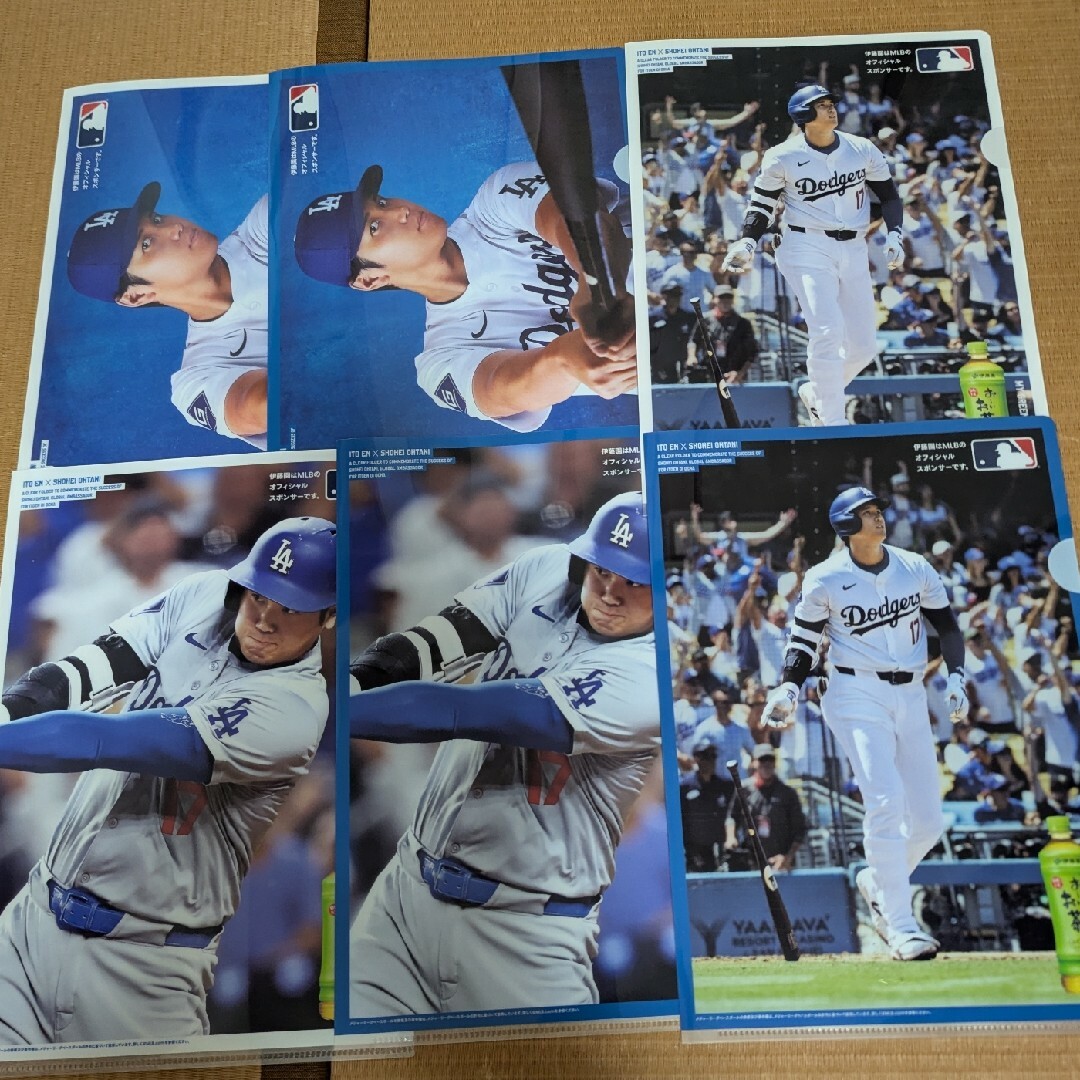 大谷翔平 クリアファイル フルコンプ6枚セット⑧ エンタメ/ホビーのタレントグッズ(スポーツ選手)の商品写真