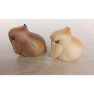 【新品】ハシビロコウの置物(2つ)(置物)