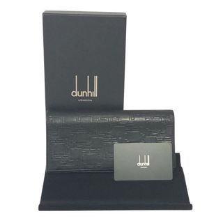 Dunhill - 【未使用】dunhill レザー 長財布 ブラック スペイン Dunhill - 【未使用】dunhill レザー 長財布 ブラック スペイン