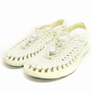 KEEN - キーン ユニーク ホワイト/コーンストーク 白 23㎝の KEEN - キーン ユニーク ホワイト/コーンストーク 白 23㎝の
