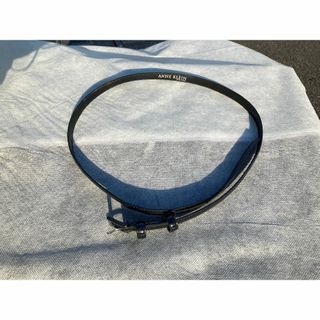 アンクライン(ANNE KLEIN)の価格交渉OK★アンクライン ANN KLEIN エナメルベルト　黒(ベルト)