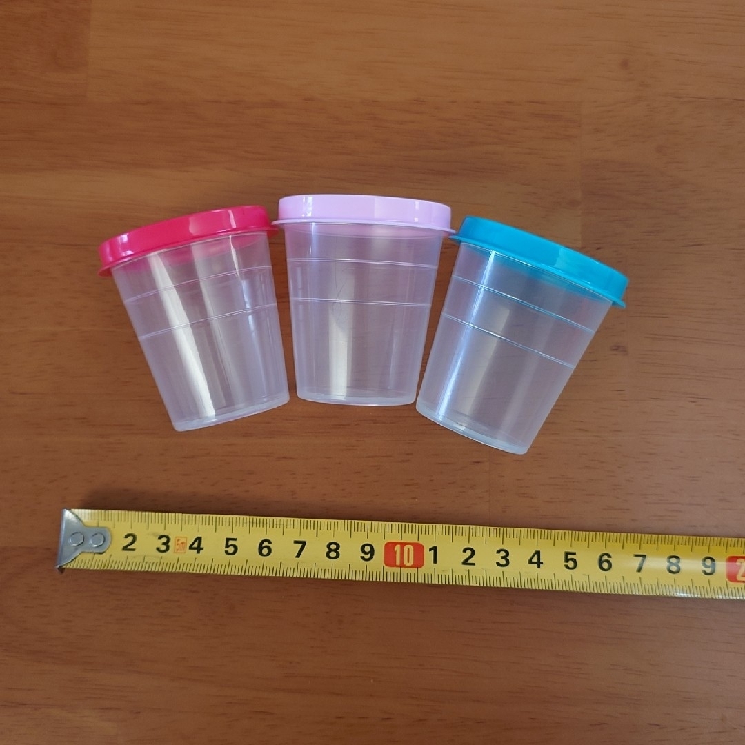TupperwareBrands(タッパーウェア)のタッパーウェア ミニコップ 3個 インテリア/住まい/日用品のキッチン/食器(容器)の商品写真