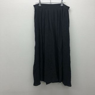 【ehka sopo】エヘカソポ　黒系　M　ワイドパンツ　無地　シンプル　カジュアル　ボトムス(その他)