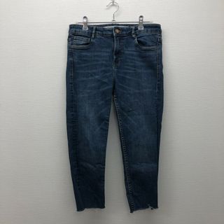 【ZARA】ザラ　青系　デニムパンツ　カジュアル　ボトムス　スリムパンツ(デニム/ジーンズ)