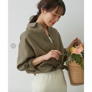 サロンアダムエロペ(SALON adam et rope)のSALON adam et rope' リネンドルマンシャツ(シャツ/ブラウス(長袖/七分))