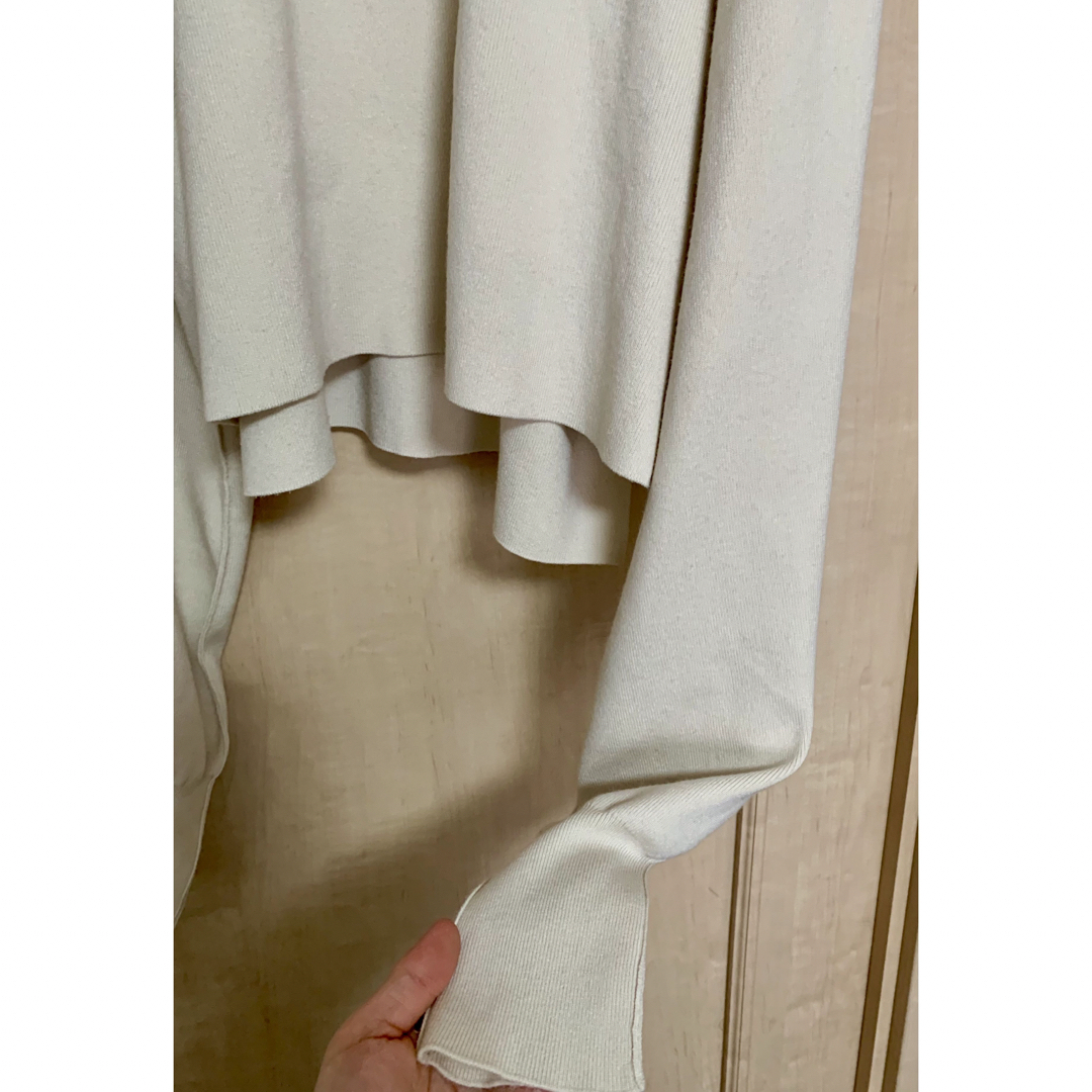 MAISON SPECIAL(メゾンスペシャル)のMAISON SPECIAL バナナスリーブニットトップス 税込11,000円 レディースのトップス(カットソー(長袖/七分))の商品写真