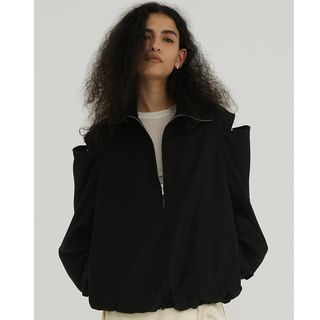 CLANE - SLIVER HALF ZIP TOPSの通販|ラクマ CLANE - SLIVER HALF ZIP TOPSの通販|ラクマ