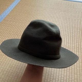 ザラ(ZARA)の【最終価格】【新品】ZARA ザラ カーキ色ハット 帽子(ハット)