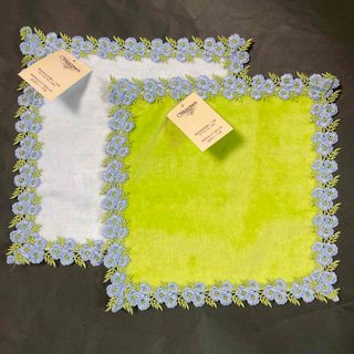 新品タグ付♡近沢レース店♡シーズンタオルハンカチ♡2枚セット(ハンカチ)