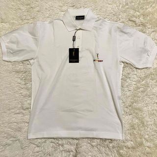 Yves Saint Laurent - Yves Saint Laurent ボーダーポロシャツ Yves Saint Laurent - Yves Saint Laurent ボーダーポロシャツ