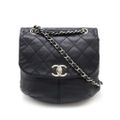 CHANEL シャネル ココマーク マトラッセ チェーンショルダー ショルダーバッグ レザー ブラック 黒 シルバー金具