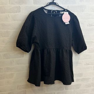 its'demo 新品タグ付 刺繍ブラウス ヘムラ無印良品イン