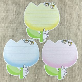 ⭐メッセージシール✤チューリップとうさぎ(その他)