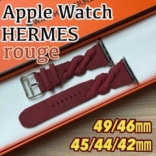 Apple - 2404 未使用 Apple Watch エルメス トルサード ルージュ Apple - 2404 未使用 Apple Watch エルメス トルサード ルージュ