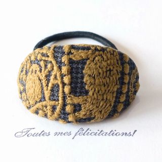 mina perhonen - ハンドメイド ヘアゴム 2個セットの通販 by mina perhonen - ハンドメイド ヘアゴム 2個セットの通販 by