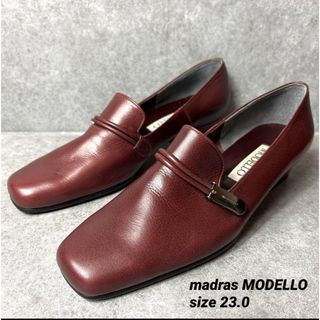 モデロ(MODELLO（madras）)のmadras MODELLO マドラス 23.0 パンプス レザー ボルドー(ハイヒール/パンプス)