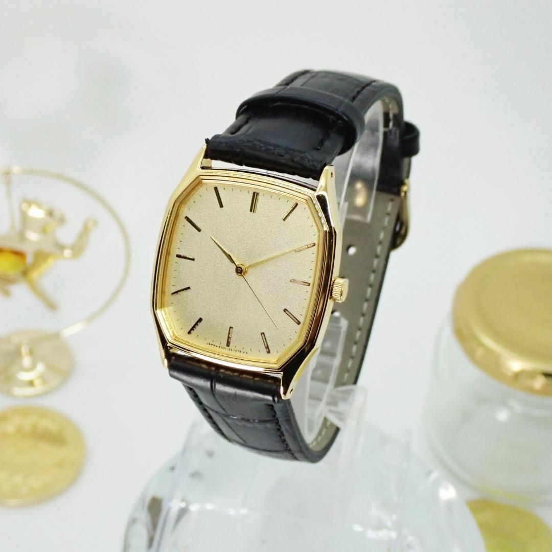 CITIZEN - 稼働品 シチズン 腕時計 メンズ 新品電池 クォーツ