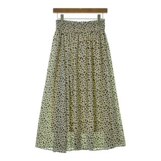 ローリーズファーム(LOWRYS FARM)のLOWRYS FARM ローリーズファーム ロング・マキシ丈スカート M 白 【古着】【中古】【送料無料】(ロングスカート)