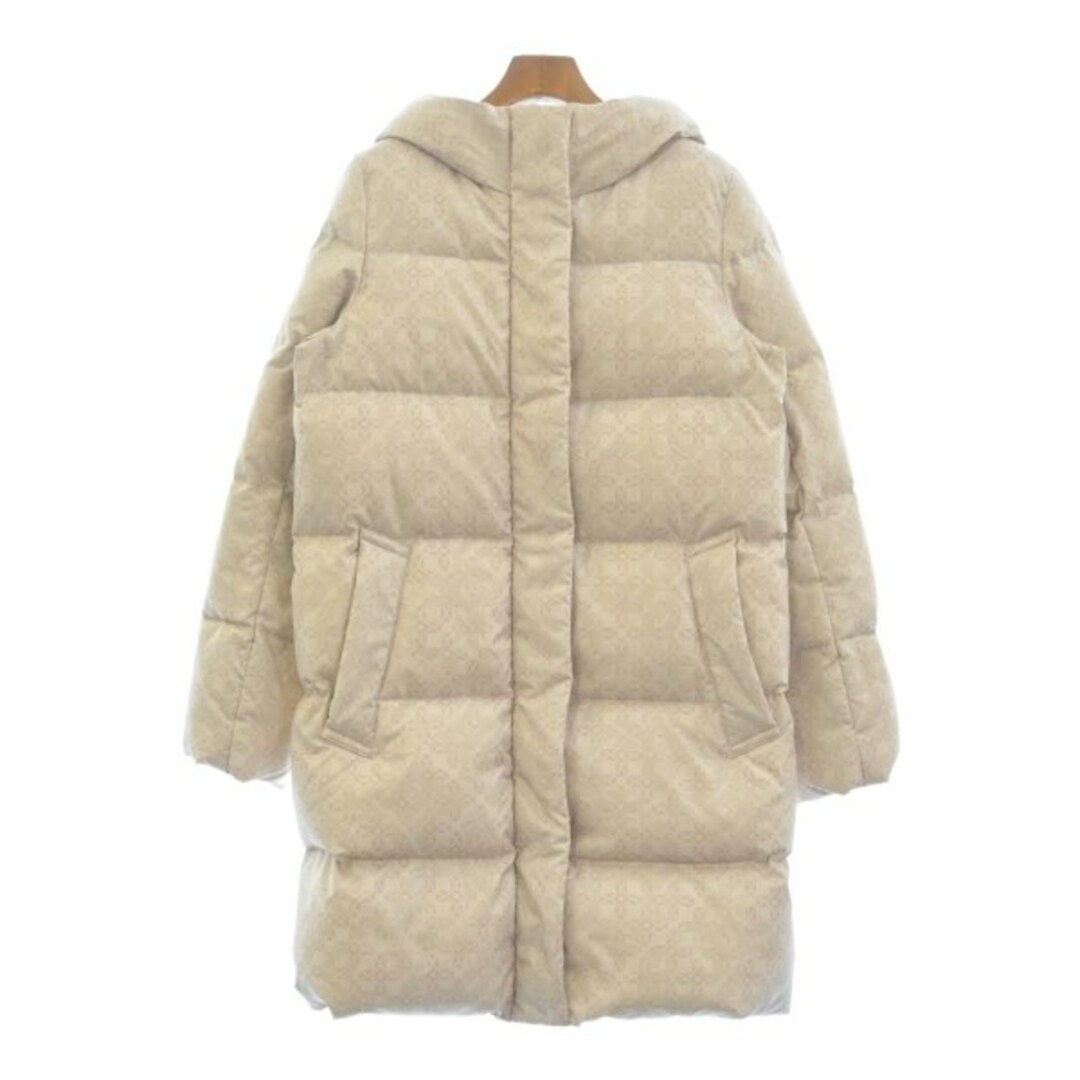 MACKINTOSH - MACKINTOSH ダウンコート 40(L位) ベージュ系(総柄) 【古着】【中古】