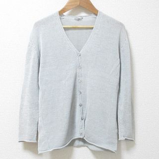 Agnona - F454 希少 M 40 アニオナ ボーダー グレー Agnona - F454 希少 M 40 アニオナ ボーダー グレー
