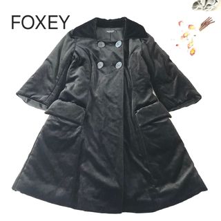 FOXEY - 美品 Foxey フォクシー ロングコート ウール カシミヤ FOXEY - 美品 Foxey フォクシー ロングコート ウール カシミヤ