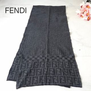 FENDI - FENDI グレー マフラー/ストールの通販 by Mina's shop FENDI - FENDI グレー マフラー/ストールの通販 by Mina's shop