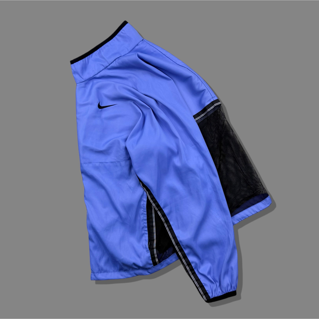 NIKE - 90s NIKE アガシ ナイロンジャケット メッシュ 切り替え NIKE - 90s NIKE アガシ ナイロンジャケット メッシュ 切り替え