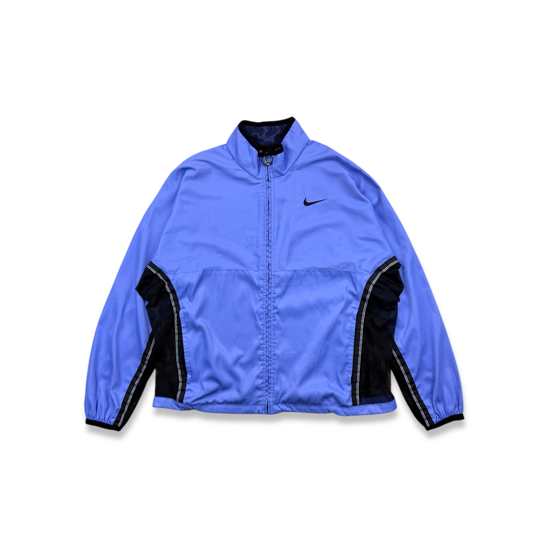NIKE - 90s NIKE アガシ ナイロンジャケット メッシュ 切り替え NIKE - 90s NIKE アガシ ナイロンジャケット メッシュ 切り替え