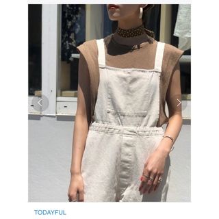 TODAYFUL - TODAYFUL フロントジップコットンサロペット 38の TODAYFUL - TODAYFUL フロントジップコットンサロペット 38の