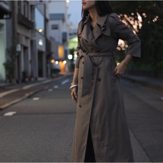 お取り置き専用日曜日までFUMIKA UCHIDA コート&コンバース カーキ色の