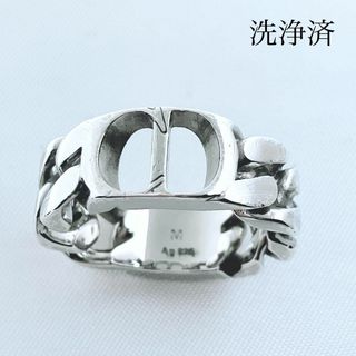 Dior - 洗浄済*ディオール dior CD リング 指輪 シルバー Dior - 洗浄済*ディオール dior CD リング 指輪 シルバー