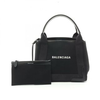 バレンシアガ(BALENCIAGA)のBALENCIAGA バレンシアガ トートバッグ NAVY CABAS S ネイビーカバ(トートバッグ)