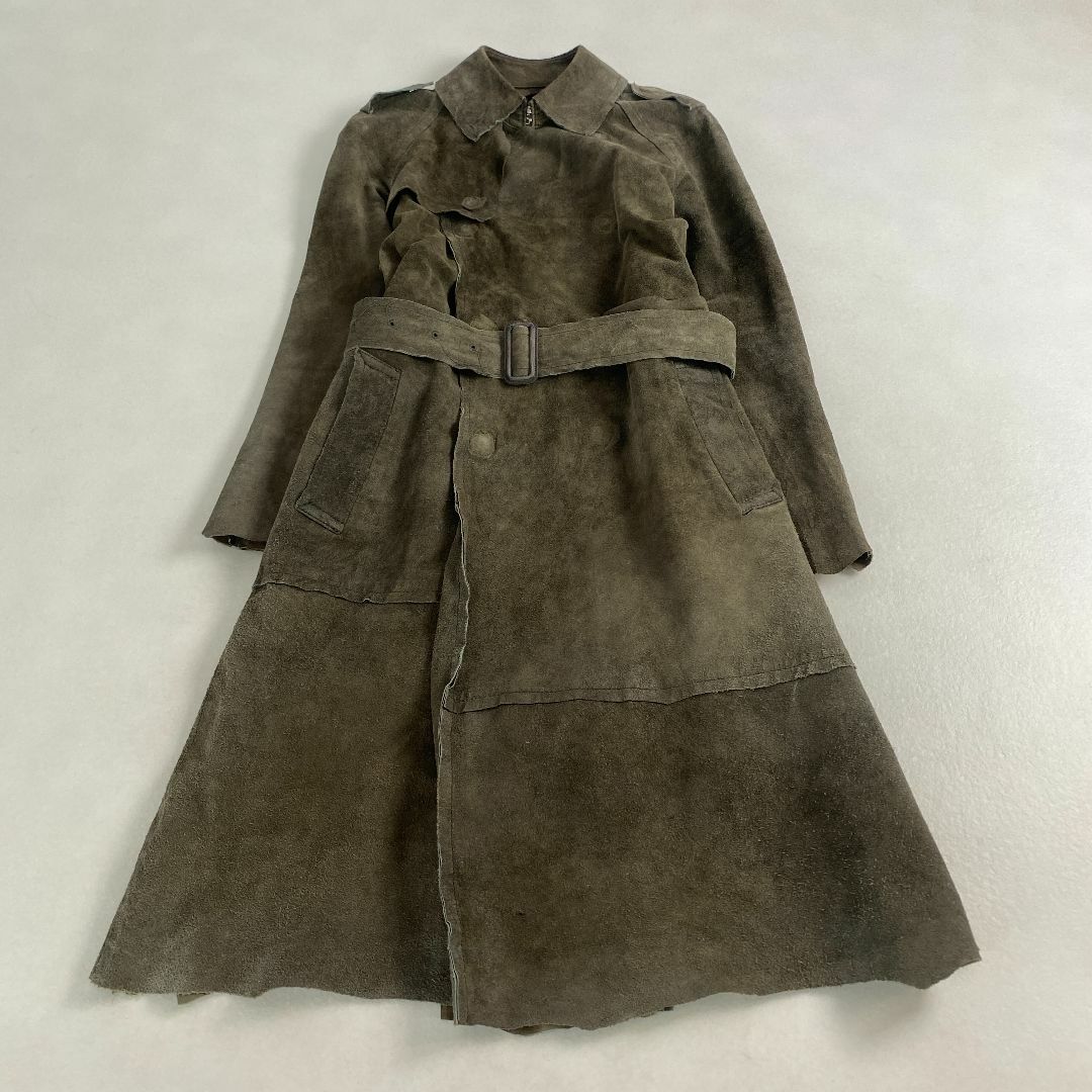 tricot COMME des GARCONS - トリココムデギャルソン　トレンチコート　Y2K 00s レザー　スエード　激レア