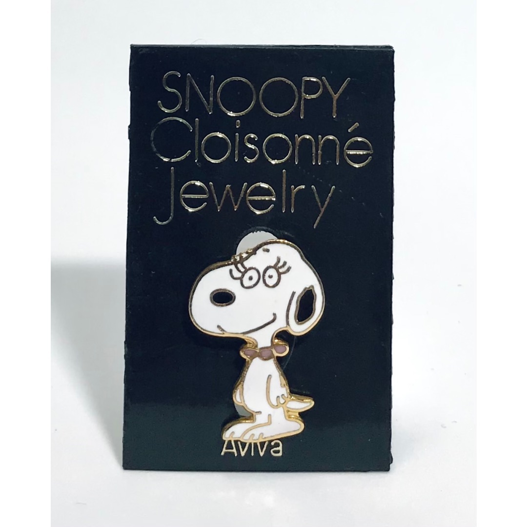 SNOOPY - スヌーピー ブローチ ビンテージ AVIVA 未使用品 SNOOPY ベル 妹