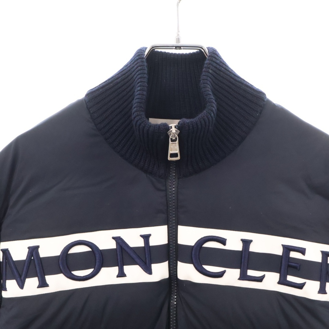 MONCLER - MONCLER モンクレール ロゴニット切り替えダウン MONCLER - MONCLER モンクレール ロゴニット切り替えダウン