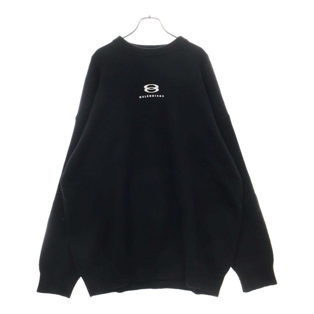 BALENCIAGA - BALENCIAGA バレンシアガ 刺繍ロゴ カシミヤ BALENCIAGA - BALENCIAGA バレンシアガ 刺繍ロゴ カシミヤ