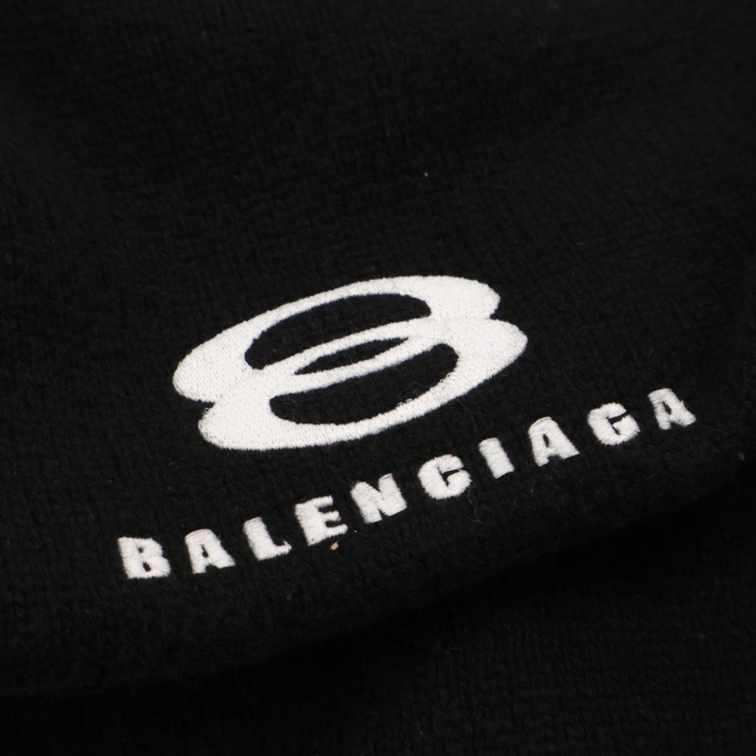 BALENCIAGA - BALENCIAGA バレンシアガ 刺繍ロゴ カシミヤ BALENCIAGA - BALENCIAGA バレンシアガ 刺繍ロゴ カシミヤ