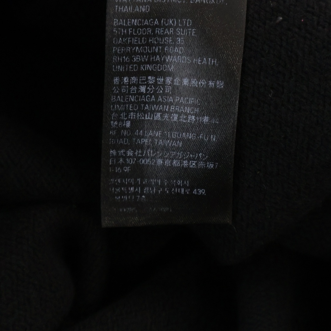 BALENCIAGA - BALENCIAGA バレンシアガ 刺繍ロゴ カシミヤ BALENCIAGA - BALENCIAGA バレンシアガ 刺繍ロゴ カシミヤ