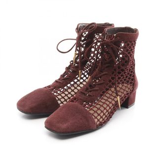 Christian Dior - DIOR ディオール バックジップ ショートブーツ Christian Dior - DIOR ディオール バックジップ ショートブーツ