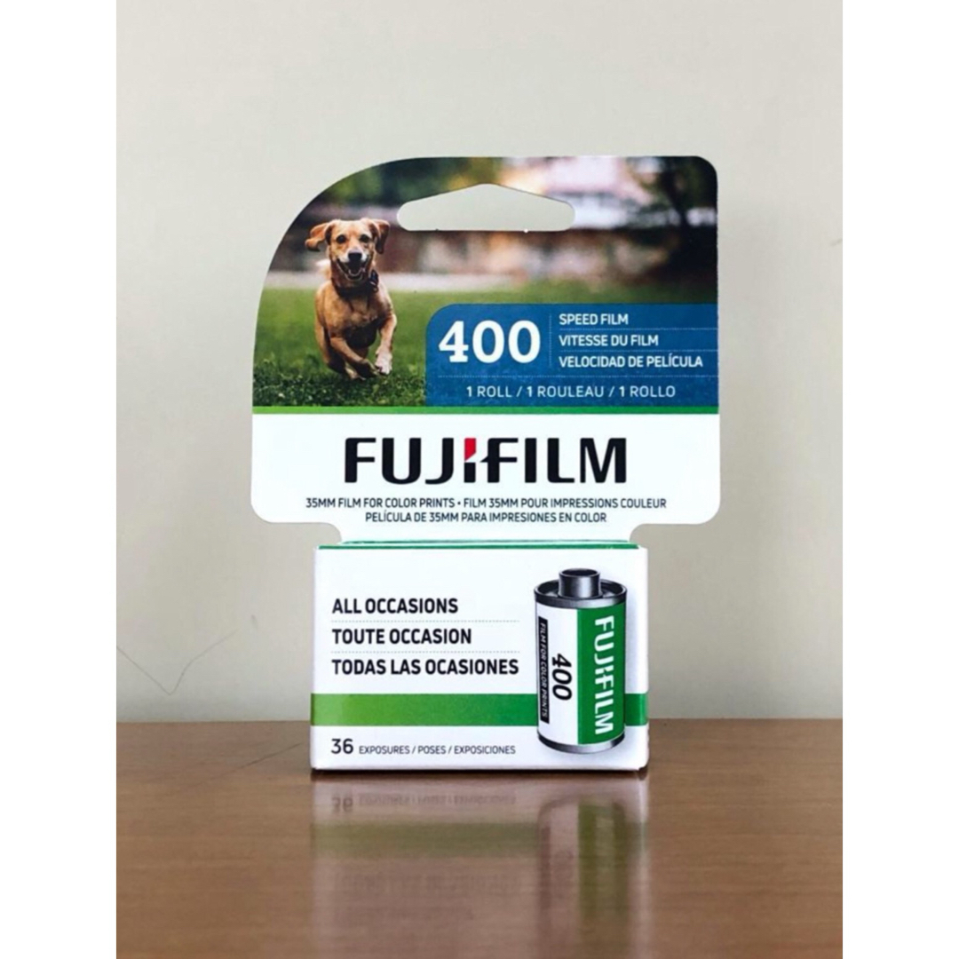 早い者勝ち!【限定価格】FUJIFILM 400 富士フイルム 36枚撮り 1本 スマホ/家電/カメラのカメラ(フィルムカメラ)の商品写真