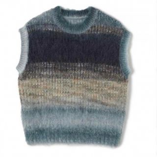 MAISON SPECIAL - PERVERZE ベスト Gradient Stripe Vest Pinkの MAISON SPECIAL - PERVERZE ベスト Gradient Stripe Vest Pinkの