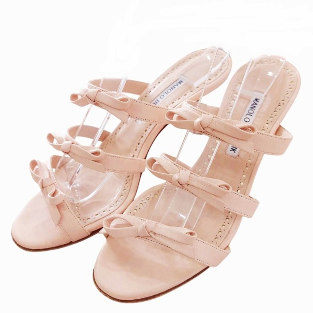MANOLO BLAHNIK - マノロブラニク IRCANAMU SANDAL リボン MANOLO BLAHNIK - マノロブラニク IRCANAMU SANDAL リボン