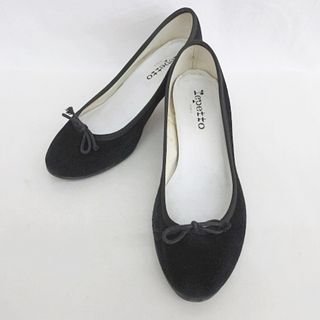 repetto - レペット Repetto パンプス ヒール リボン スエード repetto - レペット Repetto パンプス ヒール リボン スエード