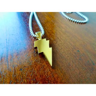 仁尾彫金『k１８サンダープレート2』ハンドメイド380b(ネックレス)