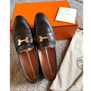 HERMES - エルメス HERMES エルメス モカシン パリ シューズ HERMES - エルメス HERMES エルメス モカシン パリ シューズ