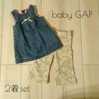 ベビーギャップ(babyGAP)のbaby GAP♡ワンピース＆パンツのセット(ワンピース)