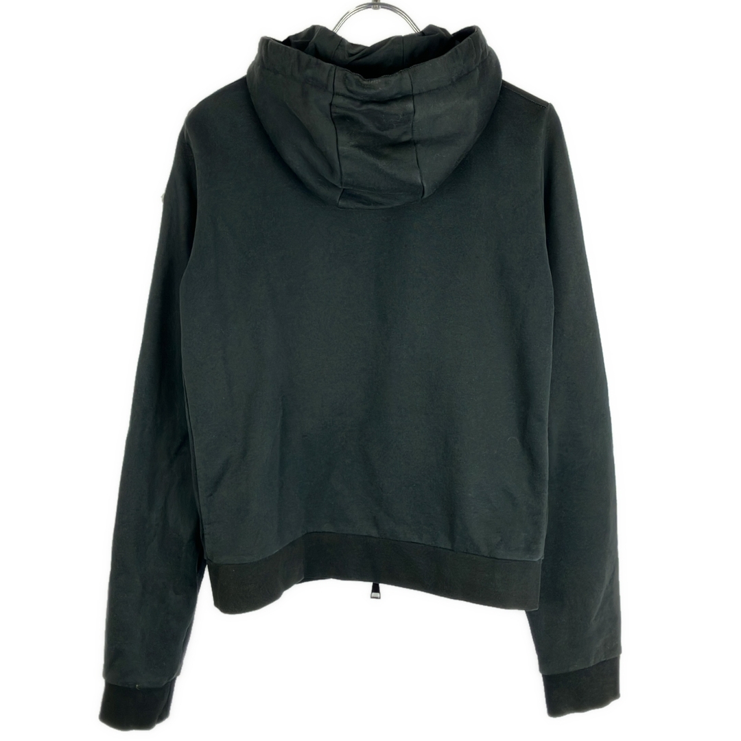 Moncler - Maglia Con Cappuccio Black Crop Hoodie