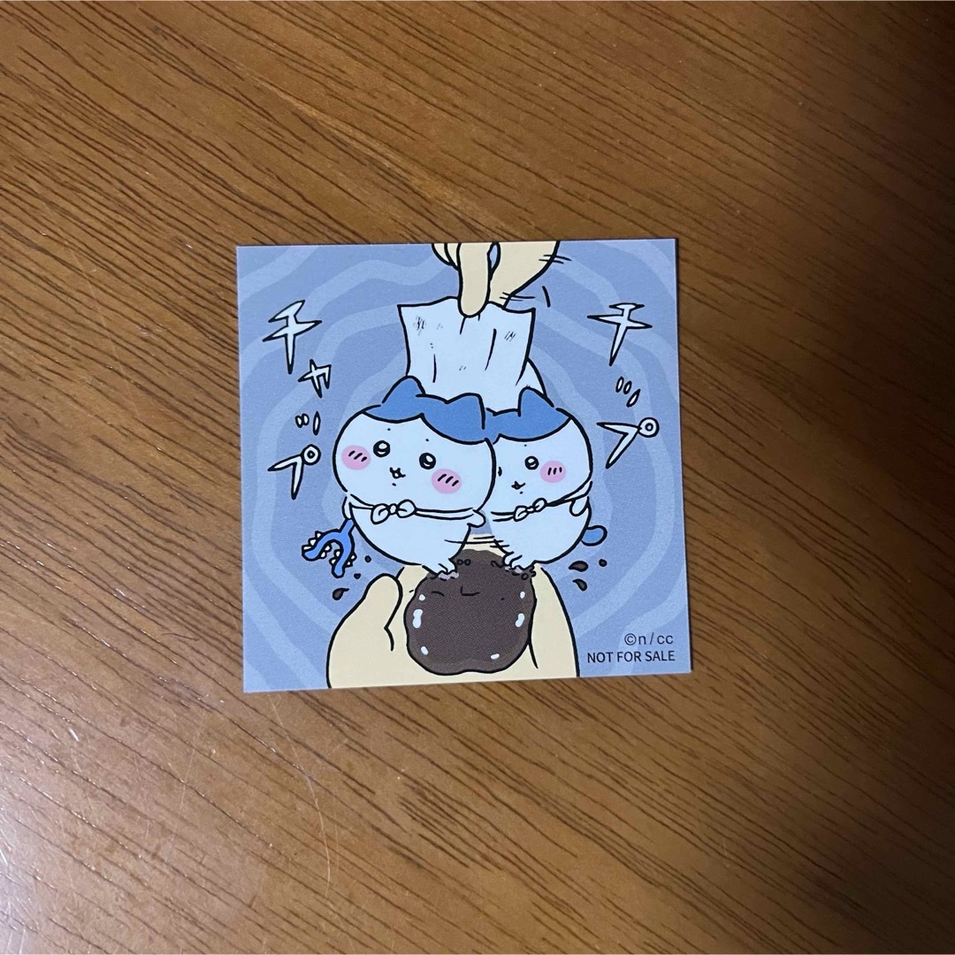 ちいかわ(チイカワ)のちいかわらんど ノベルティステッカー(ハチワレver.) エンタメ/ホビーのおもちゃ/ぬいぐるみ(キャラクターグッズ)の商品写真
