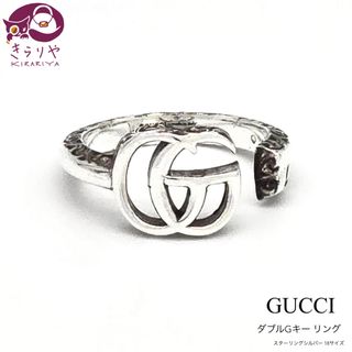 GUCCI - 【美品】 現行 希少 GUCCI リング ダイアゴナル 21号 GUCCI - 【美品】 現行 希少 GUCCI リング ダイアゴナル 21号