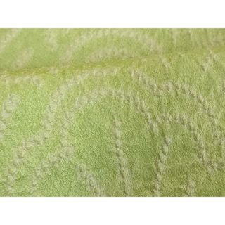 平和屋着物■付下げ　総絞り　樹林青海波　正絹　逸品　DAAO6088we(着物)
